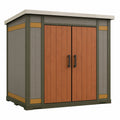 Cobertizo de Metal con Puertas Dobles 260x150x210 cm