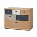 Cajonera de Madera Multicolor con Cajones