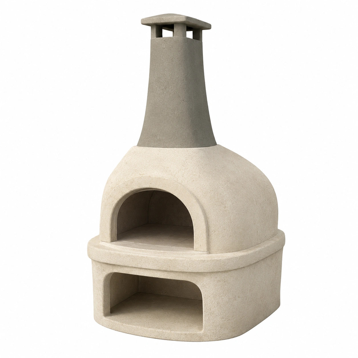 Horno de Cemento Beige para Uso Exterior
