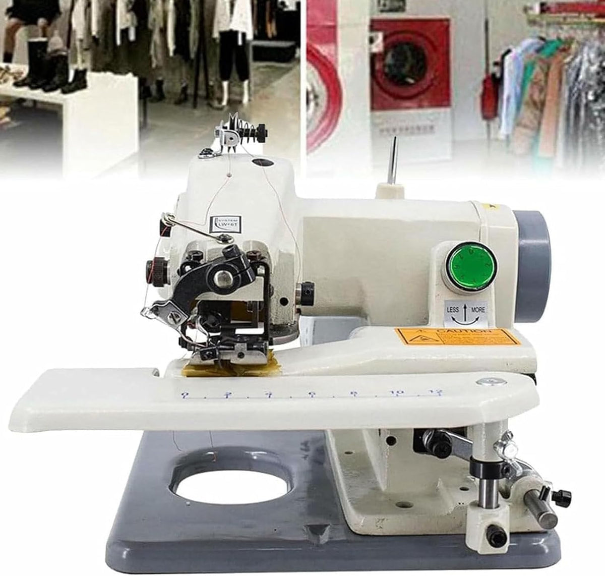 STIDEsknautic Blindstichmaschine, Schwarz, Professionelle Blindstich Säummaschinen, Haushaltsnähmaschine, 1200 Stiche pro Minute Geschwindigkeit