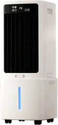 Klimagerät, 1000m, 12 L, 80 W, Schwarz, ohne Abluftschlauch mit 2 Kühlakkus, 3 Stufen, Schwenk, für Schlafzimmer & Büro