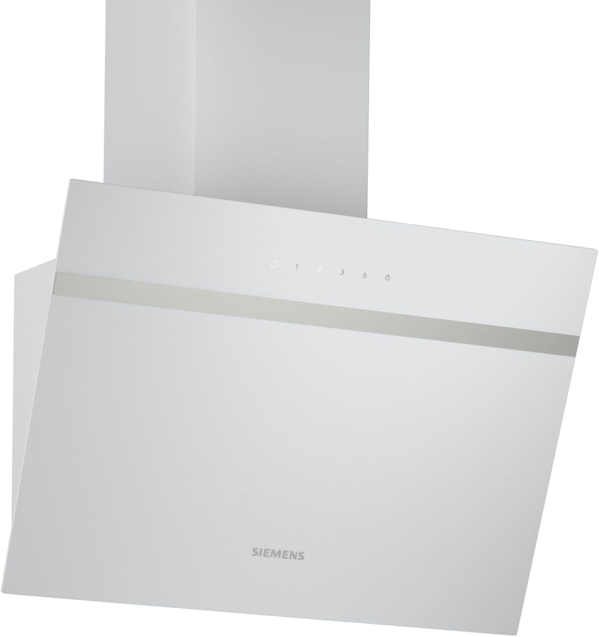 Siemens Dunstabzugshaube, 60 cm, Weiss, LC65KDK20 Wandesse iQ100, zur Wandmontage, breit, Intensivstufe, LED-Beleuchtung