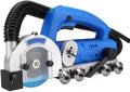 Staubsauger, 1200 W, 1,2 mm, Schwarz, Elektrische Fliesenreinigungsmaschine, Bodenspaltwerkzeug mit Staubbeutel und Sägeblatt
