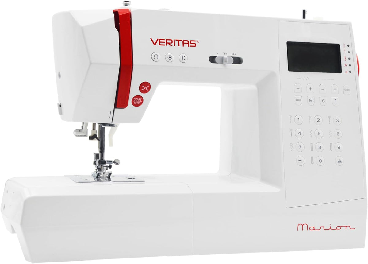 VERITAS Elektronisch gesteuerte Nähmaschinen, Weiss, Nähmaschine Marion I Computer-Nähmaschine I 310 Programme