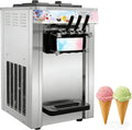 PEIXU Eismaschine, 1400 W, 20 L, Grau, Gewerbliche Eiscrememaschine S20AB, Farbdisplay, /H Ausstoss, Tisch- für Softeis
