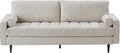 Sofa Riess Ambiente, 220 cm, Beige, Design Cozy Velvet - - - Chenille Federkern 3-Sitzer Couch