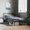 Sofa Mazoravella, Stoff (100 % Polyester), Metall, Textilene, Sperrholz, Schwarz