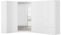 Kleiderschrank Rauch Möbel, Weiss, Schrank-Set Schrank Garderobe Wäscheschrank Costa mit, viel Platz