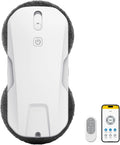 EVERCROSS BOT Saugroboter, 60 mm, Weiss, Fensterputzroboter mit 4-fach Wassersprühsystem, 5300Pa Saugkraft Fenstersaugroboter