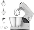 Kenwood Universalküchenmaschinen, 1200 W, 001WH, 5 l, Weiss, Titanium Chef Baker, Küchenmaschine mit Waage inkl. 3-teiligem Patisserie-Set