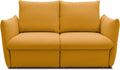 Sofa DOMO. collection, 180 x 97 x 100 cm, Mango, Cloud Box, 2 Sitzer mit Schlaffunktion und Boxspringfederung, 2er Couch mit Bettauszug