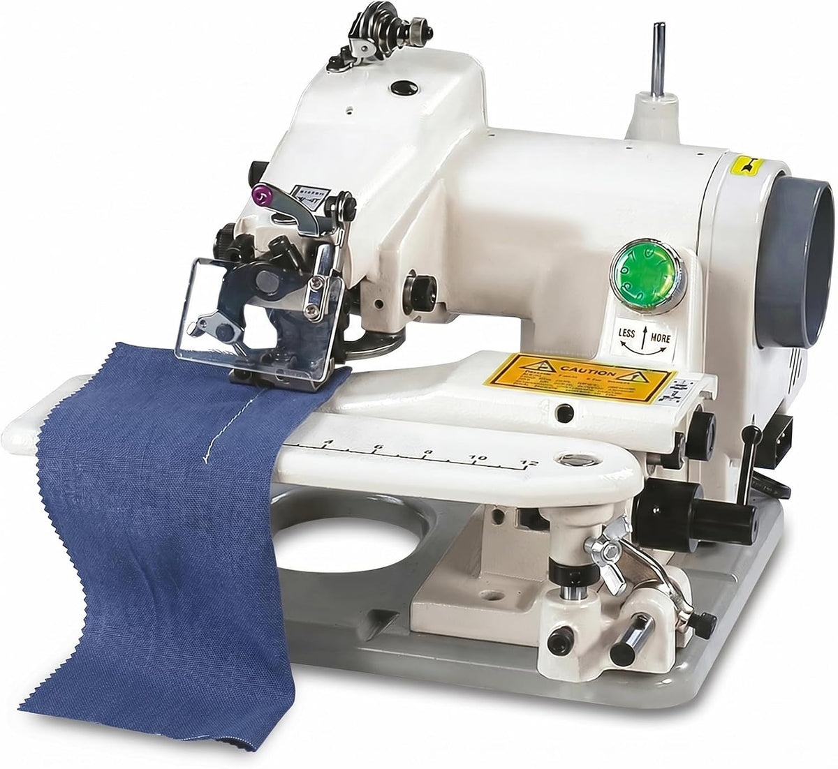 Blindstichmaschine, 8 mm, Schwarz, Tragbare Blindstich-Saummaschine, Näh- und Stickmaschine, 10 Nadeln, verstellbare Stichlänge