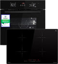 KKT KOLBE Herdset, 7000 W, Schwarz, SET8005FBIH877RL, Backofen und Induktionskochfeld
