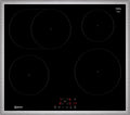 Neff Kochfeld, 60 cm, Schwarz, T56SBF1L0, N 50, Induktionskochfeld, autarkes Glaskeramik- breit, Touch Control