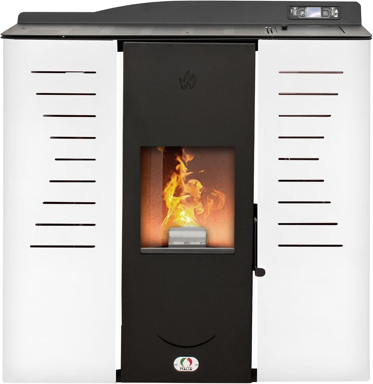 STUFE A PELLET ITALIA Öfen, 25 KW, Schwarz, WiFi