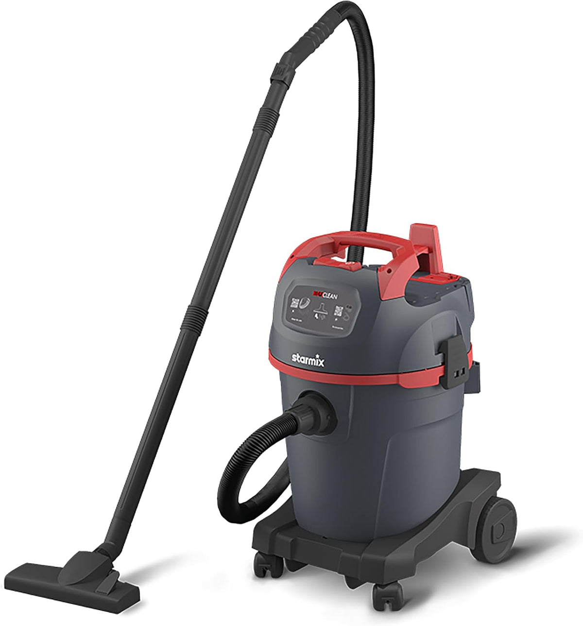Starmix Nass-Trockensauger, 1400 W, 10 m, 32 L, Schwarz, uClean 1432 HK - Nass-/Trockensauger mit Aktionsradius