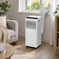 JIYINGHUI Mobiles Klimagerät, 1000 W, 301 m, Weiss, Mobile Klimaanlage 9000 BTU, 3 in 1 Kühlung Entfeuchtung Ventilation