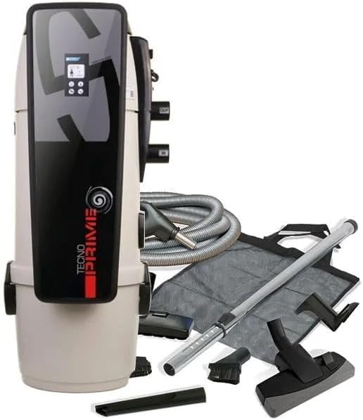 S SISTEM·AIR Staubsauger, 9m, Schwarz, SYSTEM Tecno Prime 150 Zentralstaubsauger mit Schlauch