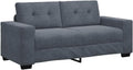 vidaXL Sofa, 180x77x82 cm, Dunkelgrau, Zweisitzer- Samt