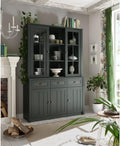 Lomadox Buffetschrank, 130 cm, Englisch-Grün, Landhaus in edlem, Breite