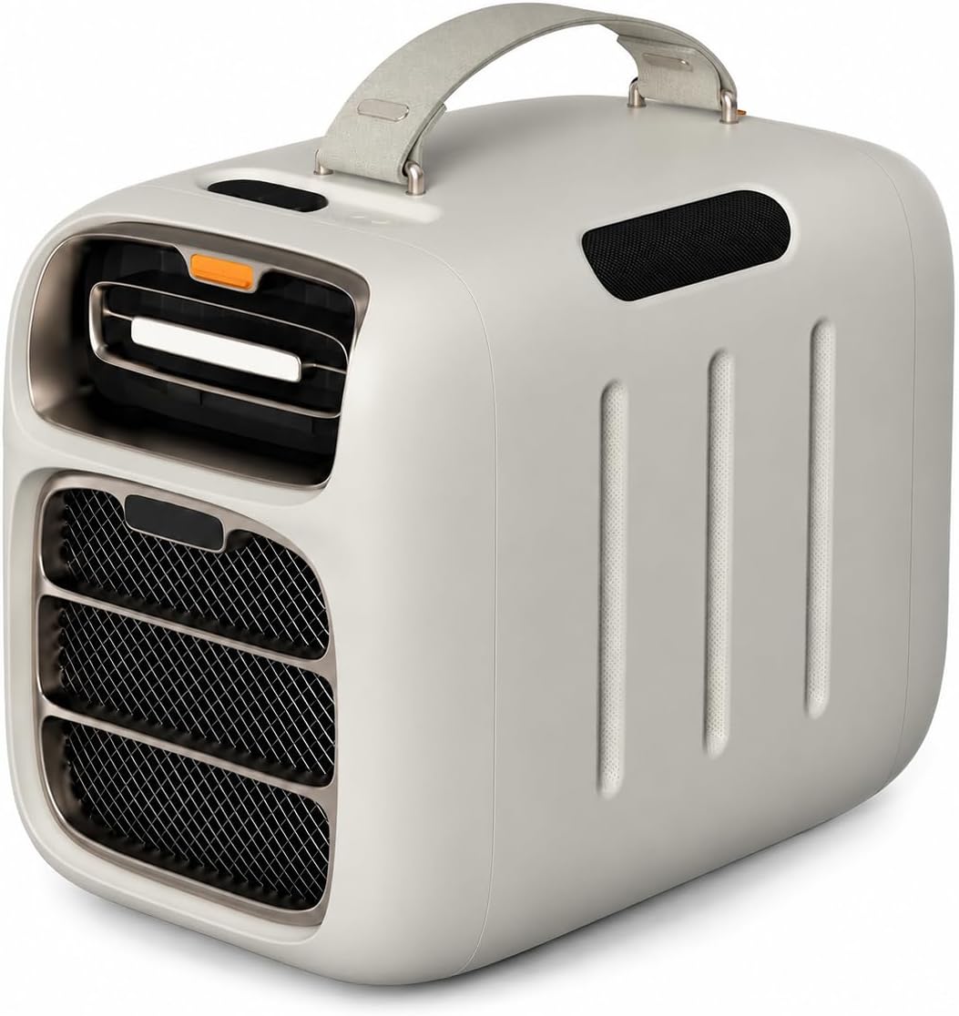 Mobiles Klimagerät, 500 W, 12 V, 24 V, Weiss, Tragbare Klimaanlage 5121 BTU, Kühlen & Heizen, / DC