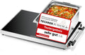 Rommelsbacher Buffetschrank, 61 x 41 cm, Silber, Warmhalteplatte WPR 407/E - Gastro, Edelstahl, Sicherheits-Floatglas