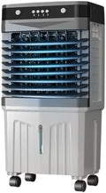 VOLURE Turmventilator, 70 cm, 60 cm, Schwarz, Inrial Verdunstungskühler 3-Gang-Timer Eisbeutel 120° Osc