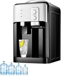GDBTDL Kühler & Wasserspender, 25,5 × 23,5 × 41 cm, 220 V, Grau, Elektrischer Tisch-Wasserspender, Trinkbrunnen für Büro