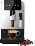 Cecotec Kaffeevollautomat, 19 Bar, 1,1 L, Schwarz/Silber, Cremmaet Steam Latte Art Elite, Pumpendruck, Thermoblock-System