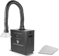 STAHLWERK Dunstabzugshaube, 210 W, Schwarz, Rauchabsaugung FE-210 ST mit 3-fach-Filter