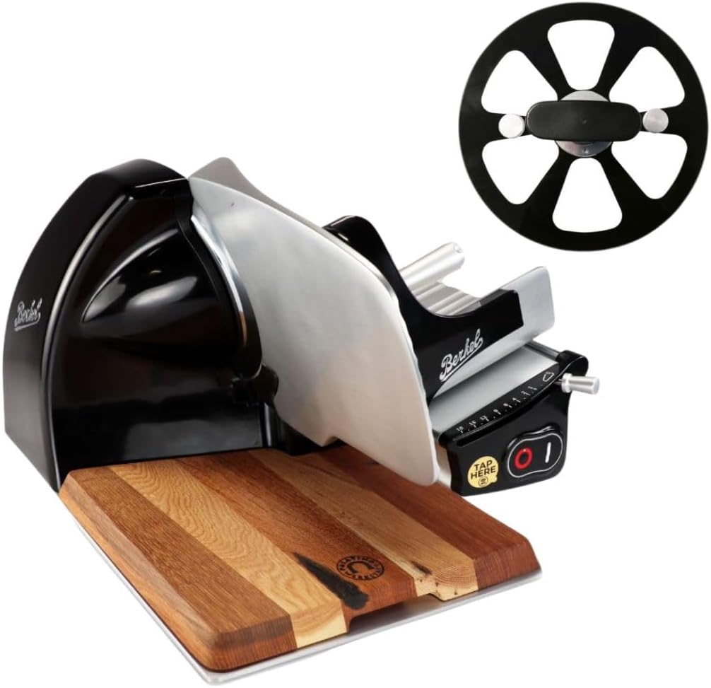Palatina Werkstatt Allesschneider, Schwarz, Berkel Aufschnittmaschine, Schneidemaschine Home Line 250 Plus