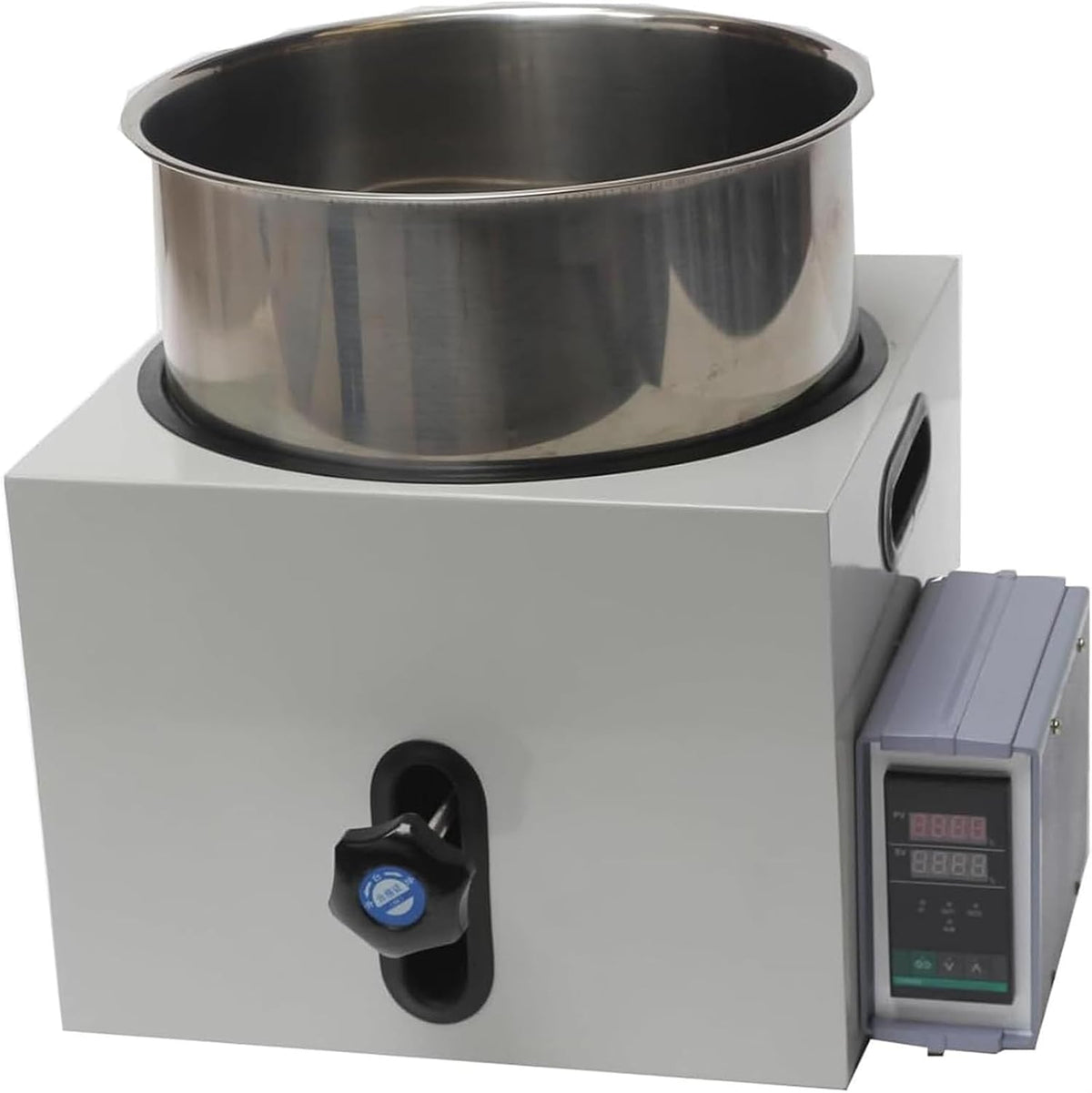 Digitales Ölheizungen, Silber, Thermostat-Öl-/Wasserbad, Edelstahl-Elektroheizung, verstellbarer Aufzug, RT 250 ℃