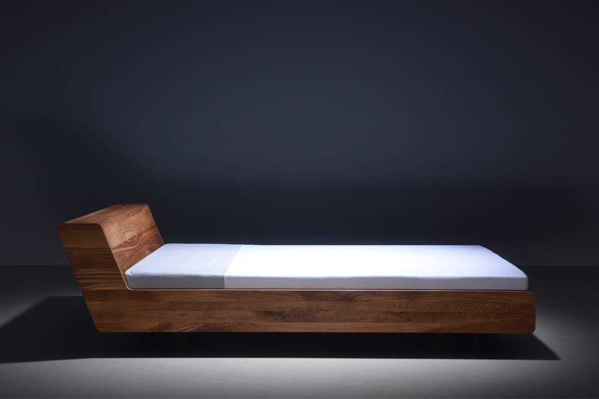 MAZZIVO Bett, 120 x 200 cm, Braun/Weiss