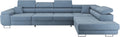 Sofa NEXT COLLECTION, Blau, Wild Maxi Ecksofa mit Schlaffunktion und Bettkasten, Eckcouch, Ecksofa Rechts, Grosse
