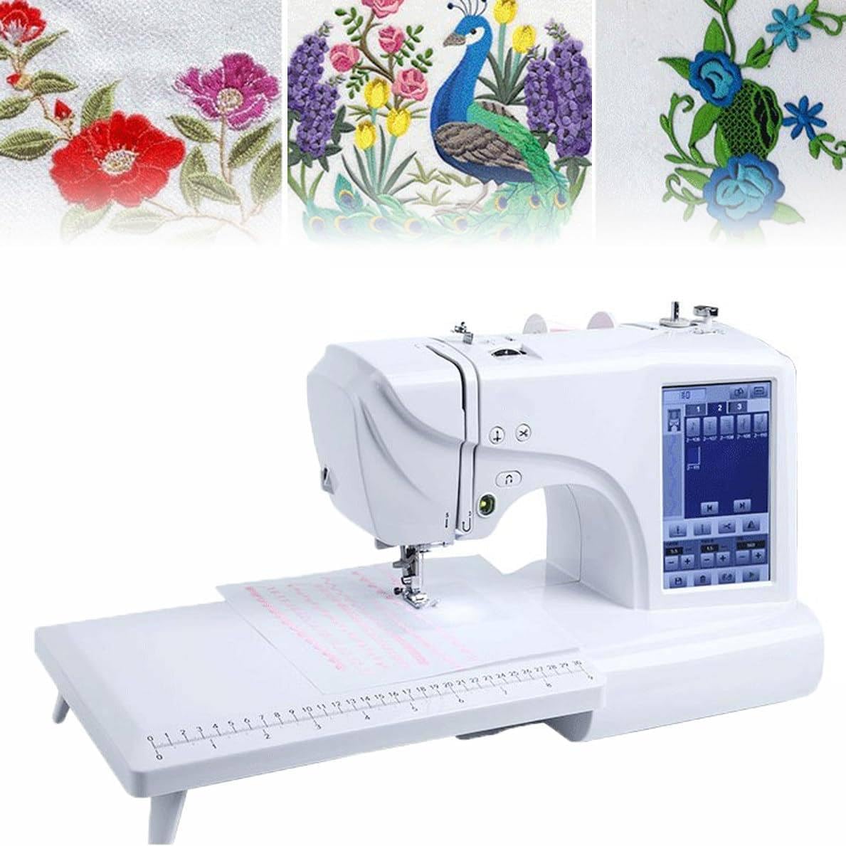 XDLYWUZIQ Muster & Vorlagen, 10,2 X 23,9 Cm, Grau, Sticknähmaschine, Automatische Nähmaschine, Mit Grossem Stickbereich Und Lcd-Touchscreen