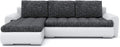 Sofini Sofa, Schwarz/Weiss