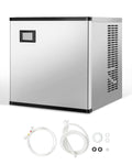 VEVOR Eiswürfelmaschine, 227 kg, Silber, Eismaschinenkopf kommerzieller Eisbereiter Eismaschine (nur, Kopf aus Edelstahl + SGCC Eisbereiter-Kopf