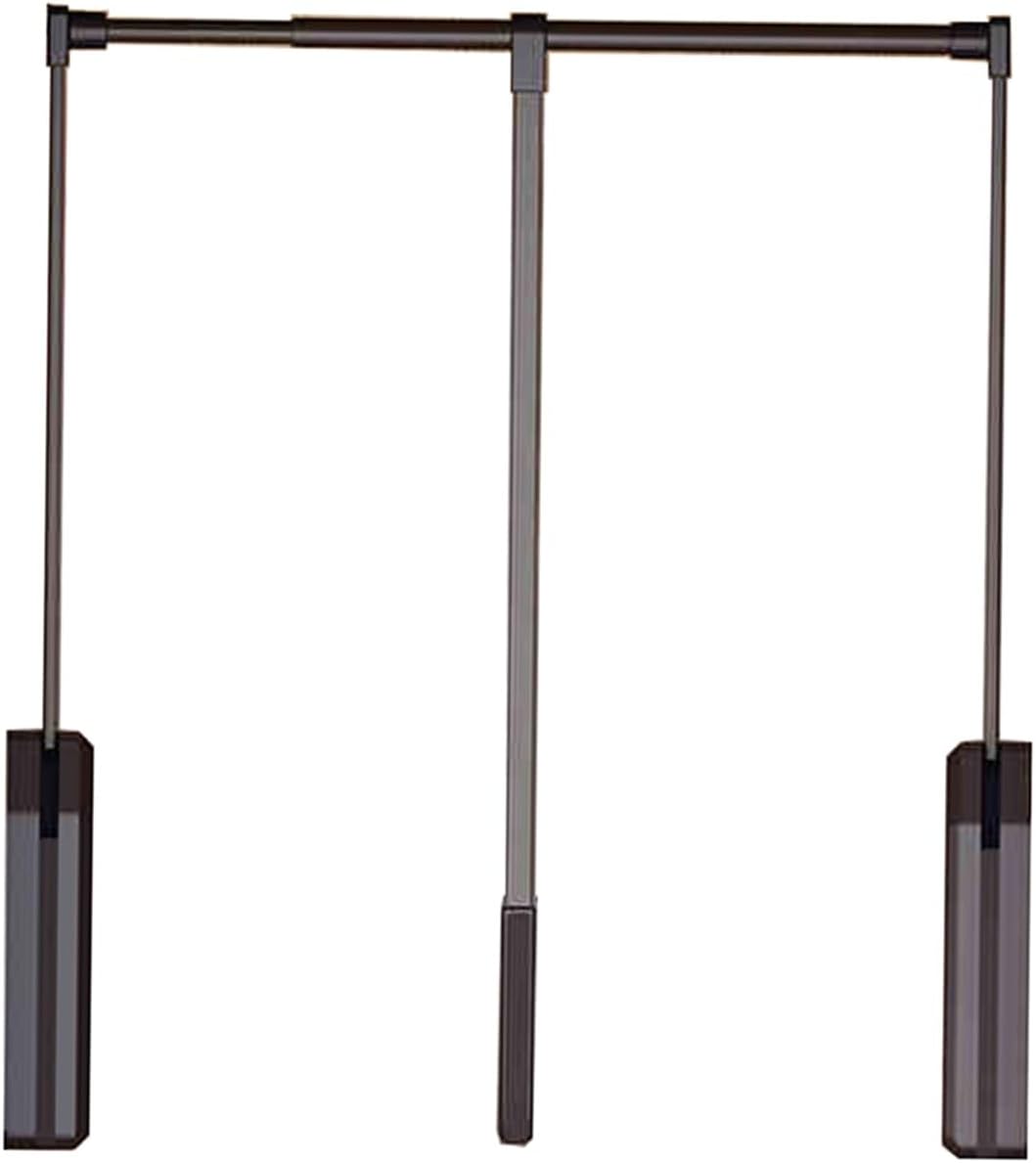 Faltbare Stangenauflagen, 1064 mm, 15 kg, Grau, Kleiderstange mit Dämpfer, Kapazität, verstellbare Seitenmontagestange für 864