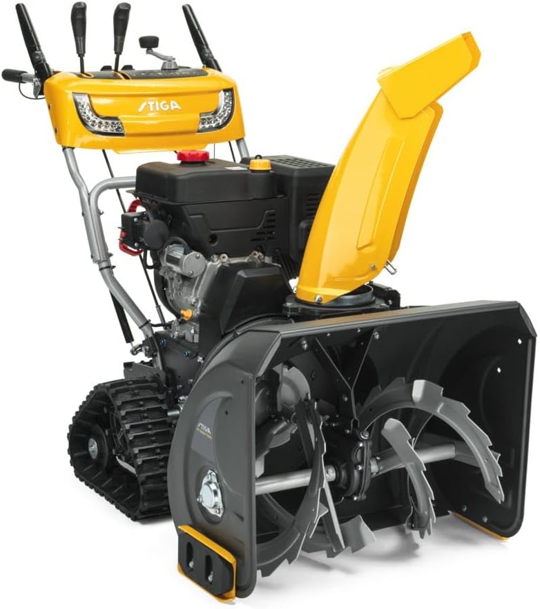 STIGA Schneefräse, 66 cm, Schwarz, ST 5266 P TRAC zweistufige - 302 CCM Benzinmotor, Räumbreite, Raupenantrieb