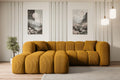 Sofa ALTDECOR, 231x173x74 cm, Senfgelb, Ecksofa in L-Form Corner Bett Eckcouch Couch Wohnlandschaft
