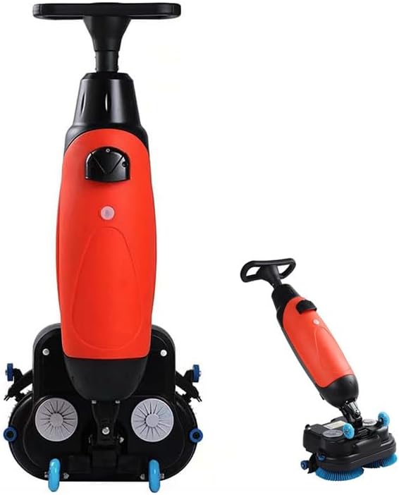 DIUNAOZI Bodenreinigung, Rot, Gewerbliche Scheuersaugmaschine, Effiziente Mini-Bodenreinigungsmaschine, Hohe KapazitäT (13.000 Quadratfuss/Stunde)