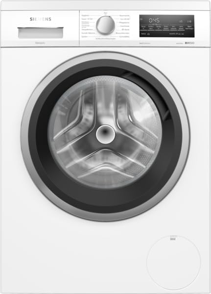 Siemens Waschmaschine, 8 kg, Schwarz, Waschautomat WU14UTG1