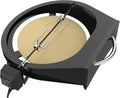 onlyfire Pizzaofen, Schwarz, 6065 PizzaRing Kit mit Drehspiess, Pizzaeinsatz und Rotisserie Grillspiess für Kamado Joe