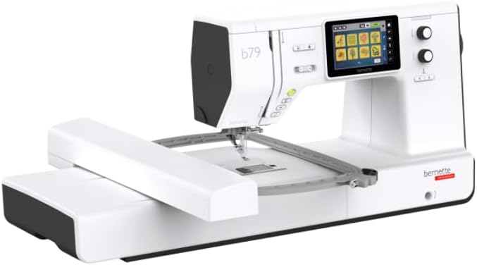 Bernette Stickmaschinen, Schwarz, B79 Computer Näh- und Stickmaschine inkl. 2 Sticksoftware