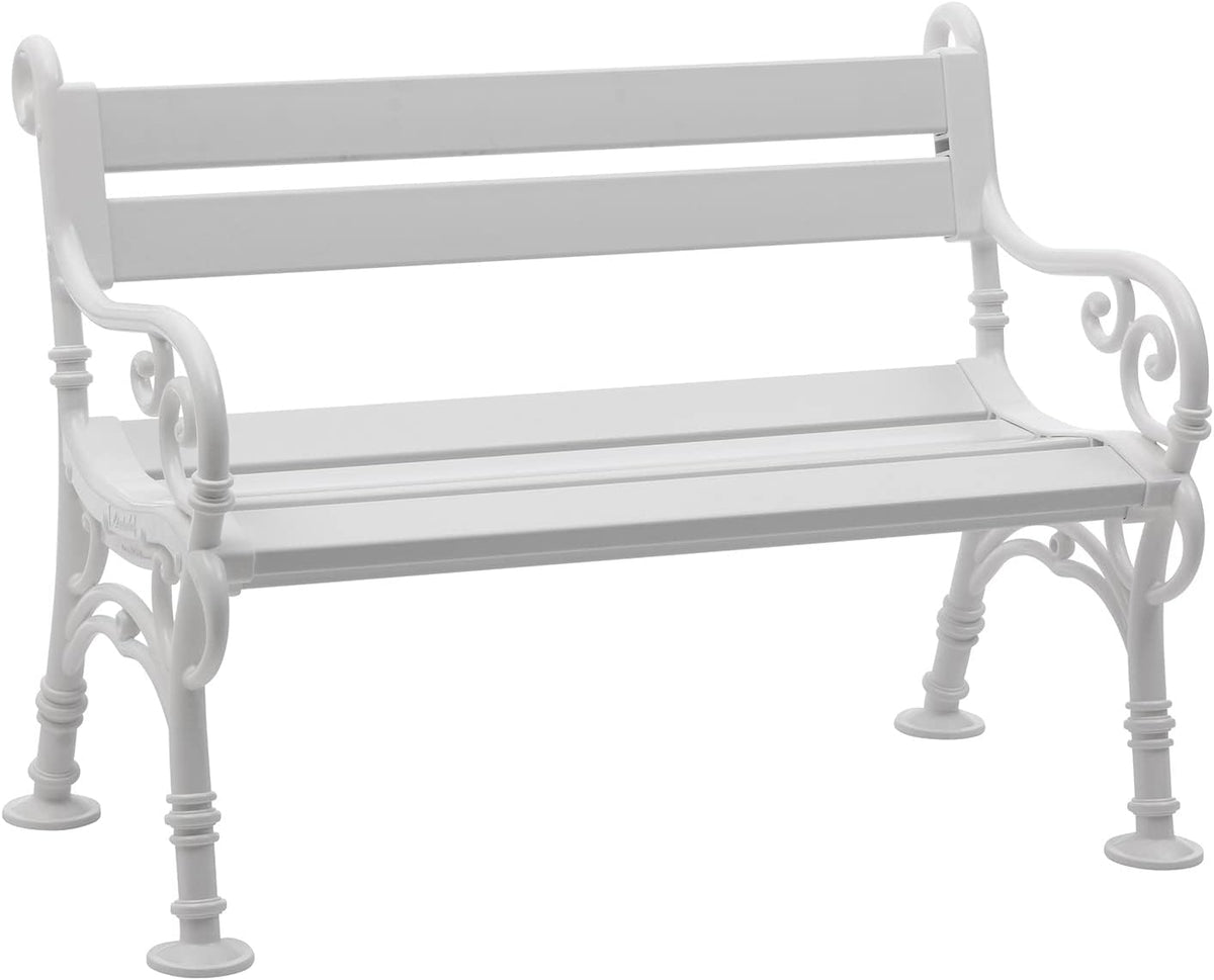 Blome Sitzbank, Weiss, Landhausbank weiss Linderhof 2-Sitzer