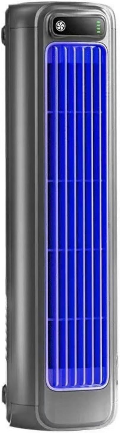 Leiser Mobiles Klimagerät, Weiss, Desktop-Luftkühler mit natürlicher Brise, 3-Gang-tragbarer blattloser Klimaanlage