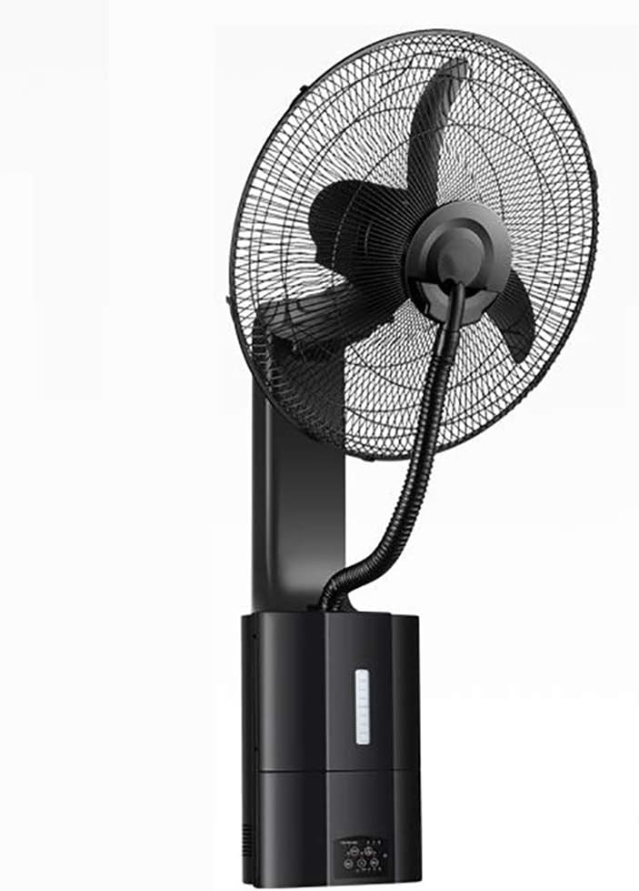 QUSYZD Standventilatoren, Weiss, Wandmontierter Nebelventilator mit Steuerung, 8-Liter-Wassertank, oszillierend
