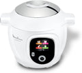 Moulinex Multikocher, 6 l, Weiss, Cookeo+ Intelligenter Multicooker mit hohem Druck, 80 integrierte Rezepte, unbeaufsichtigt