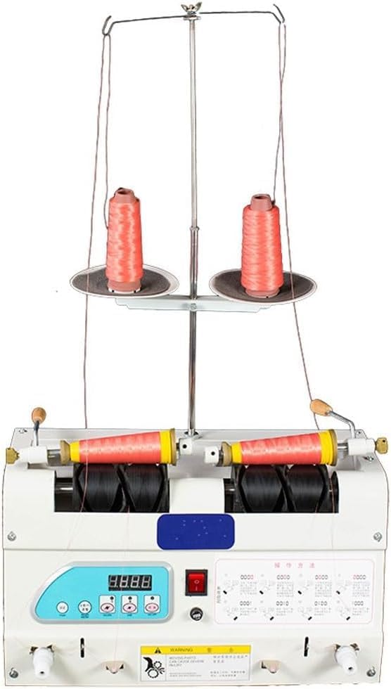 GYKOZY Knäuelwickler, Grau, Digitaler automatischer Spulenwickler für Näh- und, einfacher Garnaufwickler für Stoff- und Bekleidungsprojekte