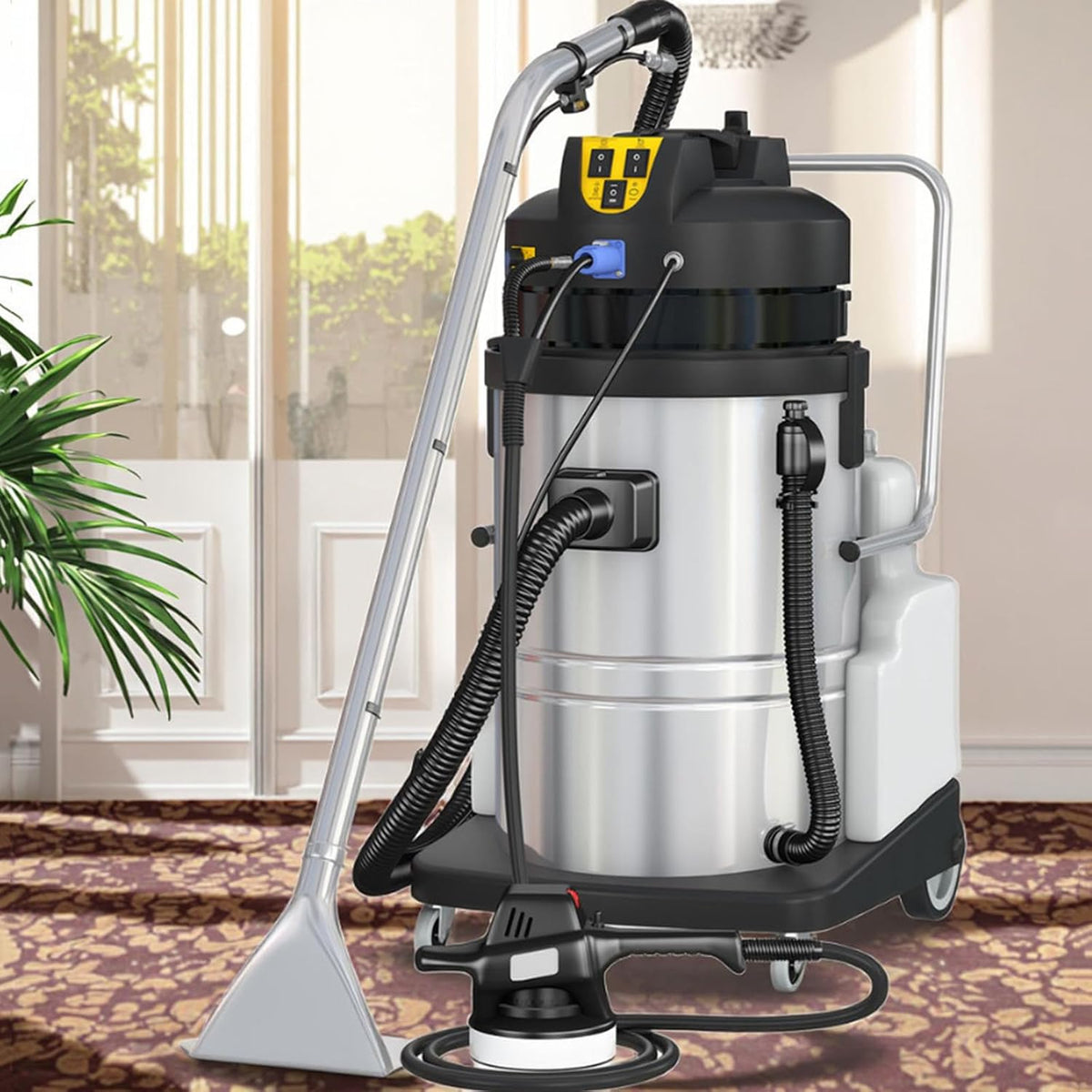 CGLYYDS Waschsauger, 20 l, 30 l, 40 l, 60 l, Silber, Teppichreinigungsmaschine, / / / Polsterreinigungsmaschine